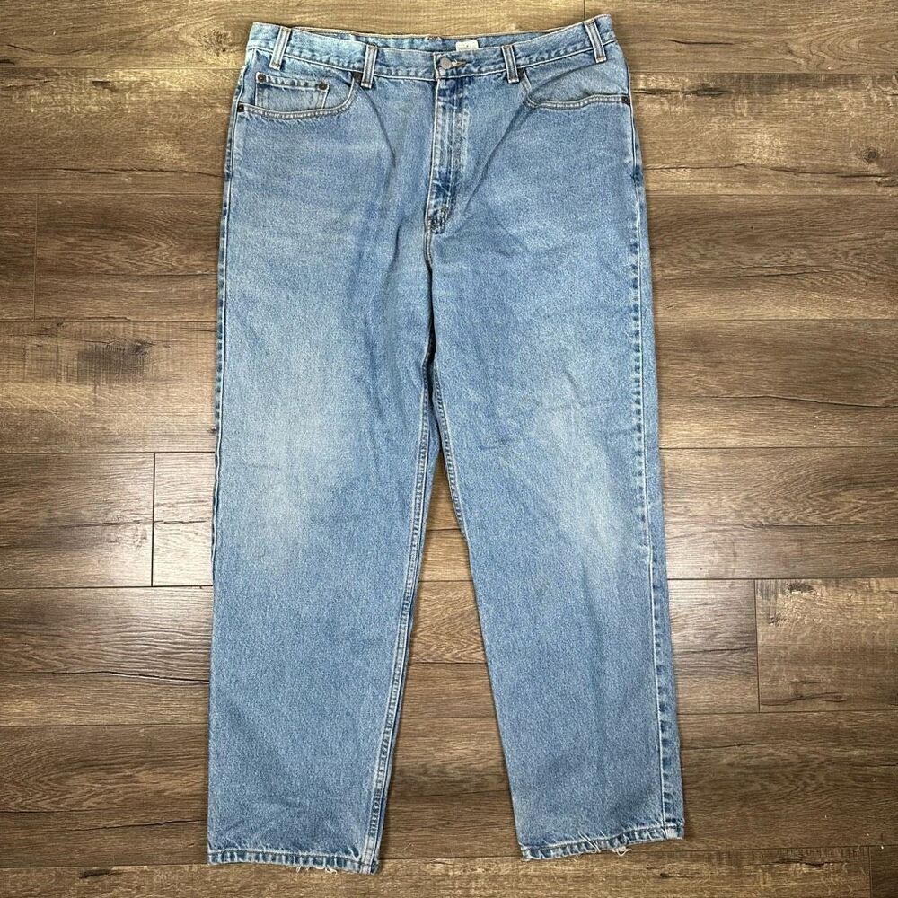Levi’s Men’s Size 40x30 Relaxed Straight Leg Jeans Blue Medium Wash Denim
